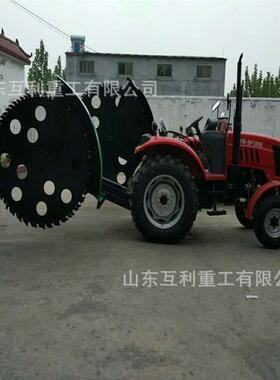 下水道灌溉开渠机农田回旋式挖沟机拖拉机公路带动式圆盘式开沟机