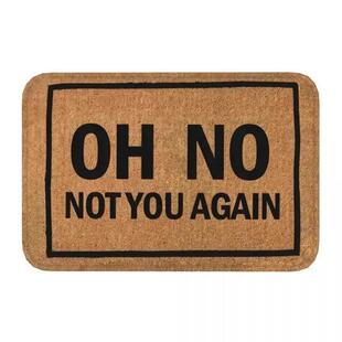 Doormat Deco You Again Not Mat Home Funny Flannel Door