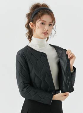 女士羊羔棉衣时尚上衣短款棉服
