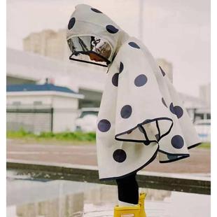 宝宝幼儿园小孩小学生书包位男童上学衣 出口儿童雨衣女雨披斗篷式
