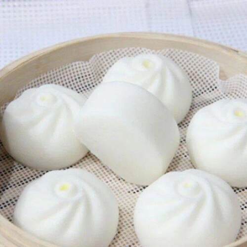 Non-Stick White Silicone Silicone Bamboo Steamer Baking Mat