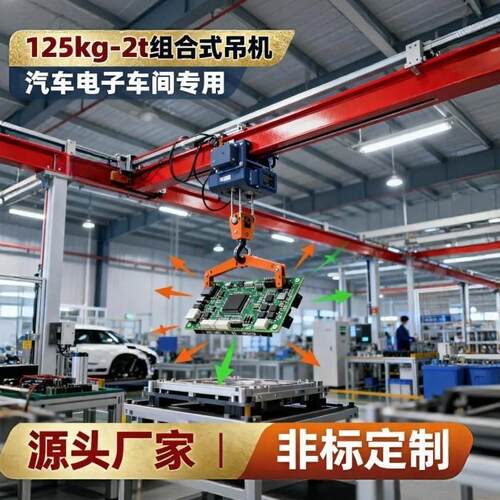 轻型KBK龙门吊起重机|柔性吊机|汽车行业车间物料搬运厂家