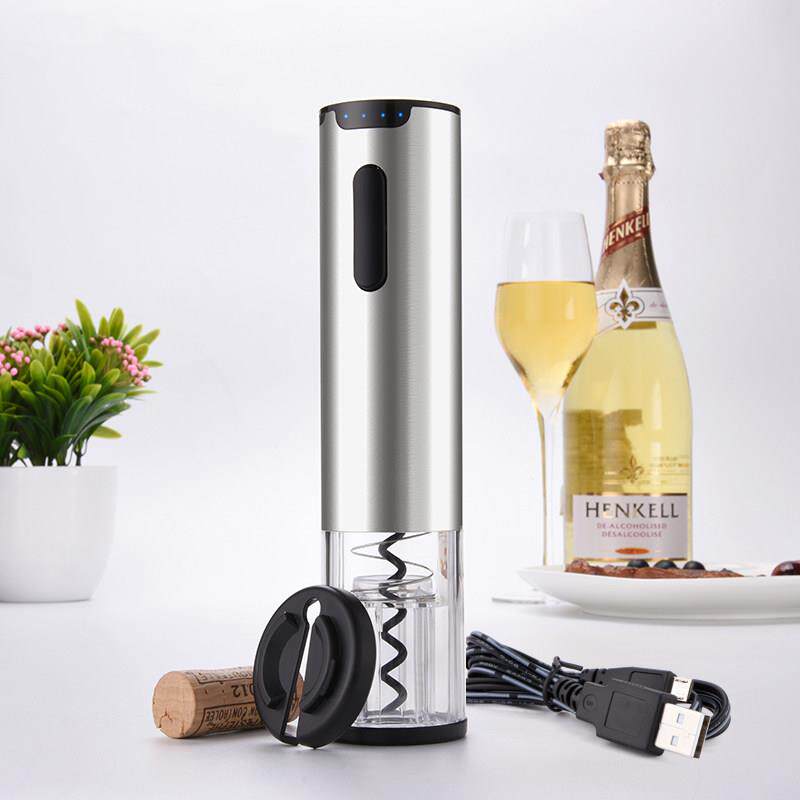 电动红酒开瓶器葡萄酒开酒器家用高档启瓶器起子全自动酒具组套