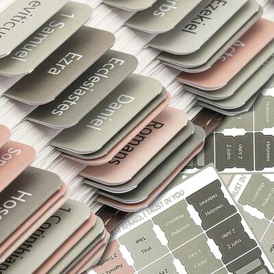 5 Sheet Bible Index Label Sticker Bookmark Stickers Easy Rea