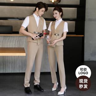 短袖夜场酒吧ktv少爷男女服务员工作服秋冬商k工装套装PARTYK服装