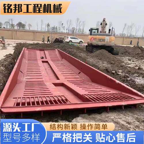 建筑施工车辆轮胎洗车槽煤场作业移动洗车台自动清洗下沉式洗车槽