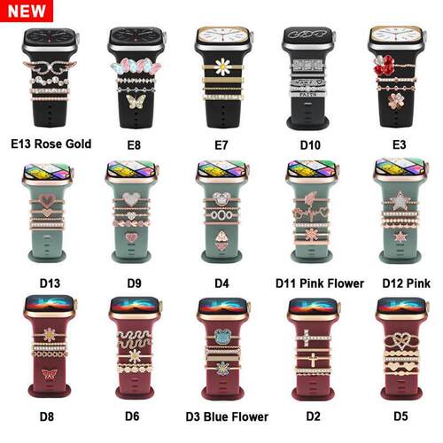 Decoration For Apple watch band 8 7 6 3 se Diamond Jewelry C