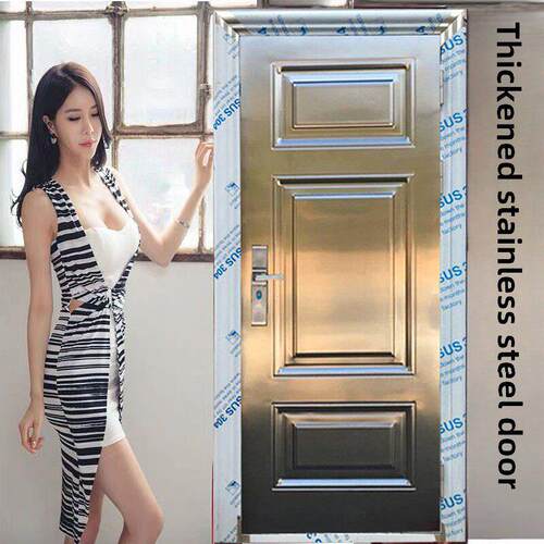 加厚不锈钢防盗门304白钢单门家庭房间室外201不锈钢防锈室外门