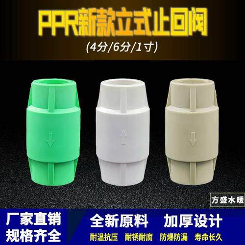 PPR热熔立式止回阀4分6分1寸止回阀防倒流家装水管件
