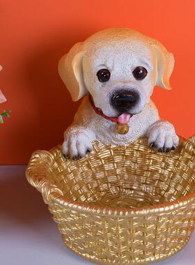 创意可爱狗狗钥匙收纳摆件家居客厅入户玄关装饰品小摆设乔迁礼物