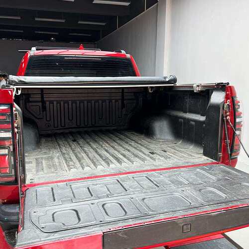 猛禽F150坦途/HILUX/ranger/DMAX/L200皮卡车改装后箱盖软三折叠