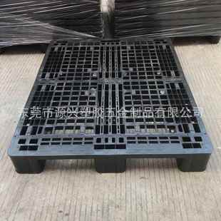 防静电可叉车地ELN台板1200托 1700mm加厚加高黑色仓储塑料盘