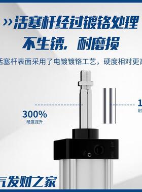 气动SC标准缸S0SC100缸C100X5X50X75X100X150X175X20X25气0X300X4