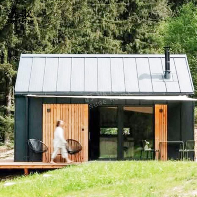 新款户外小户型钢结构住人模块化民宿住宅设计建造创意摩舍阳光房