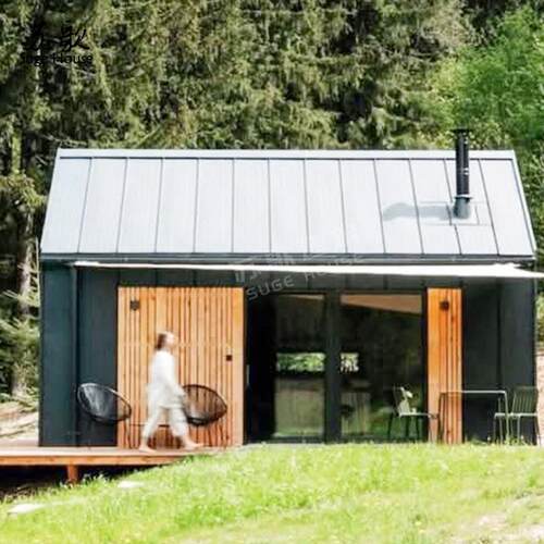 新款户外小户型钢结构住人模块化民宿住宅设计建造创意摩舍阳光房