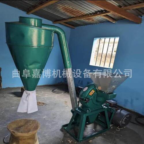 出口非洲立斗齿盘粉碎机 120目小麦面粉碎磨粉机除尘 加厚铸铁