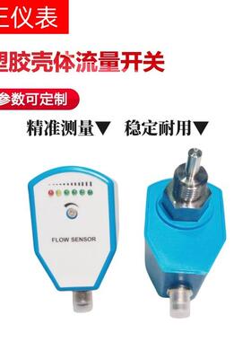 FT10N-G12HDCRQ流量开关示流器 热导式流量开关 蓝色塑料壳体