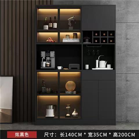 轻奢餐边柜一体靠墙高柜厨房储物柜碗柜家用客厅茶水柜置物柜酒柜