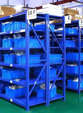 工厂储物架金厂家货库房仓储仓库铁货架铁艺五展UXB示架厂家直销