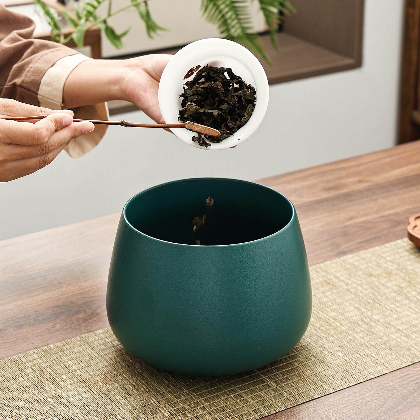 茶洗家用大小号陶瓷茶渣缸水盂建水废水桶功夫茶道配件茶水缸杯洗