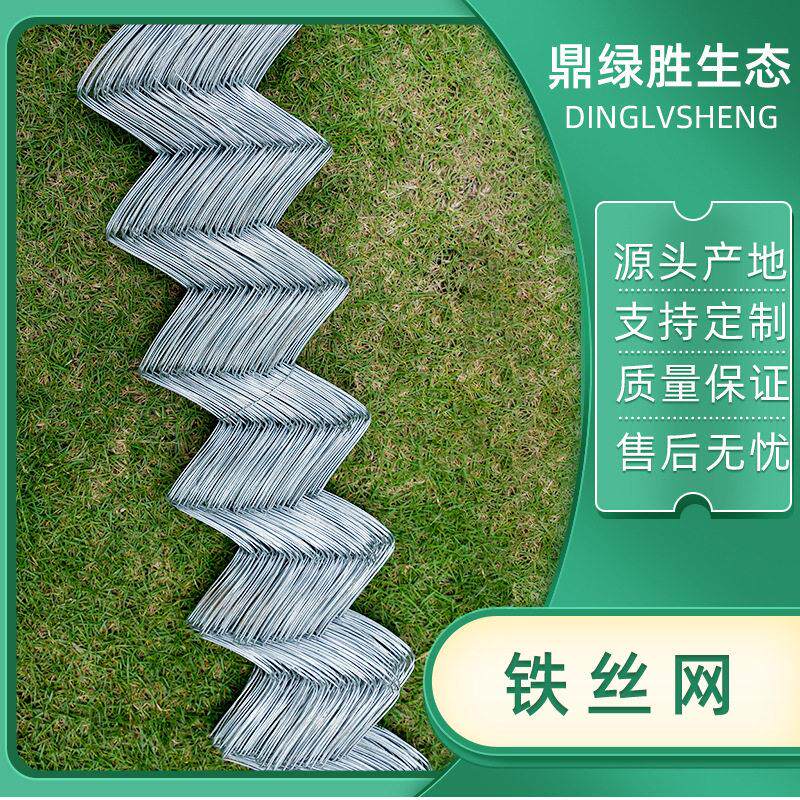 养殖网热镀锌栅栏网片网格阳台钢丝护栏网边坡绿化喷播勾花网厂家