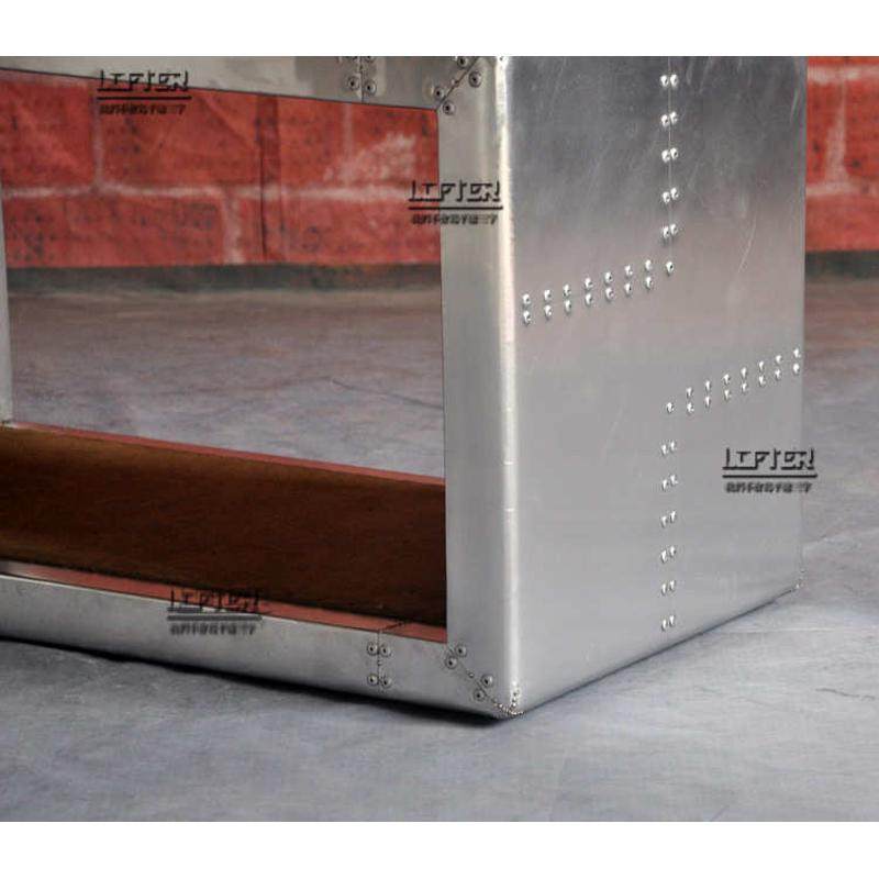 LOFT工业风铝皮铆钉简约小茶几酒吧会所咖啡店方形茶台定制家具,商业/办公家具,茶几,淘宝优惠券,粉丝福利购,淘宝优惠卷