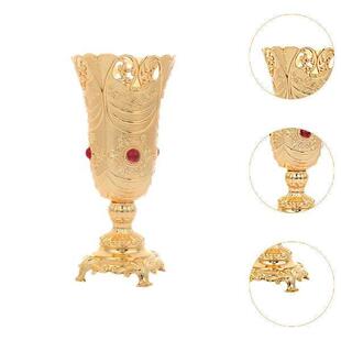 Golden Flower Vase Flower Pot Decorative Vase Tabletop