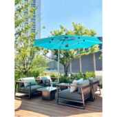 户外沙发不锈钢庭院别墅休闲家具室外花园露台防水北欧沙发组合