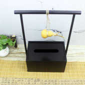 竹制纸巾盒抽纸盒纸巾收纳框餐桌客厅卧室用抽纸收纳盒竹制工艺品