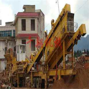 反击式建筑垃圾移动破碎站 河南矿山斜长石料生产线制砂细碎机