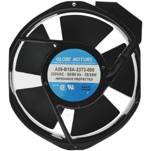 原装GLOBE MOTORS 17CM A59-B15A-23T3-000 230V 35/35W 交流风扇