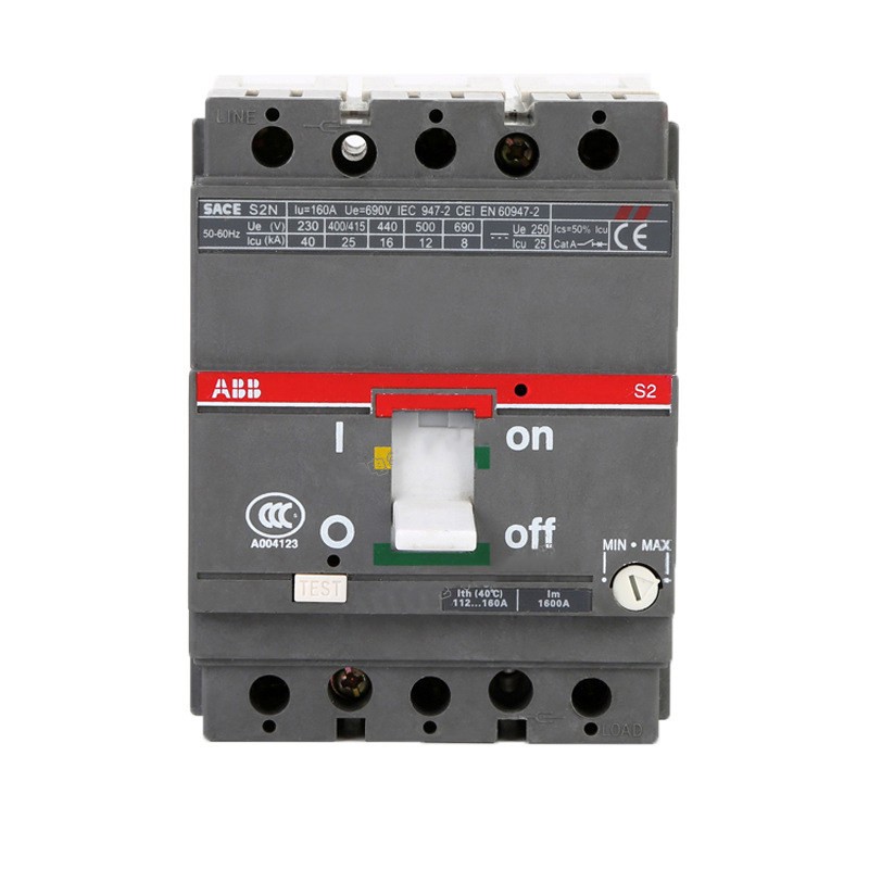 ABB塑壳断路器SACE S1N S2N 3P 25A 32A 63A 80A 100A 125A 160A