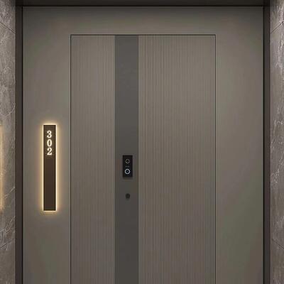 一门一景入户门子母门铸铝门农村自建房大门防盗门进户门铜门定