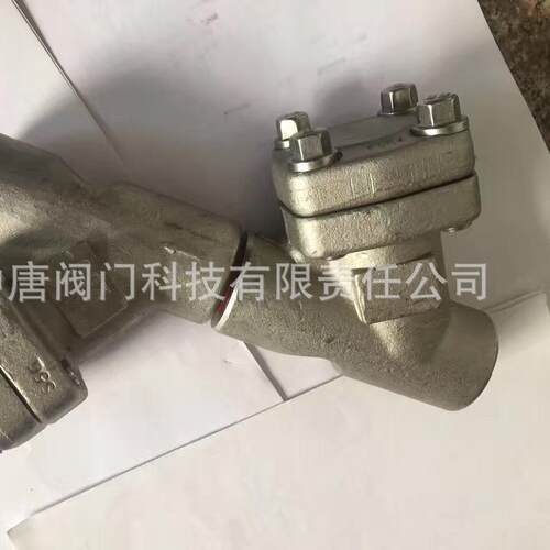 GL61W-250P/R不锈钢承插焊过滤器F304焊接过滤器锻钢Y型过滤器