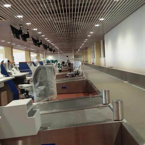 值机行李处理系统收集输送机机场行李收集传送设备制造工厂