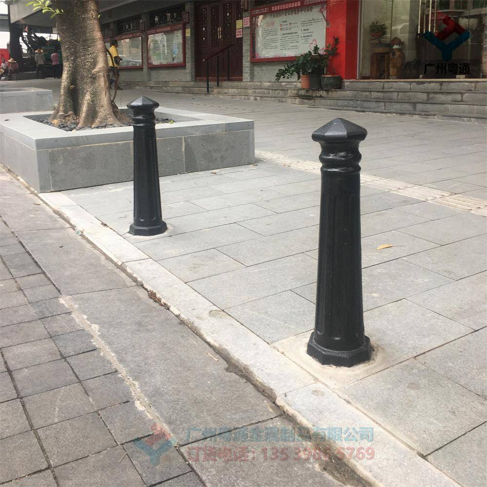 优惠供应铸铁止车柱八角警示柱铸铁塔帽式防撞柱