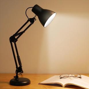 LED台灯护眼书桌大学生插电式宿舍卧室床头学习专用儿童阅读台风