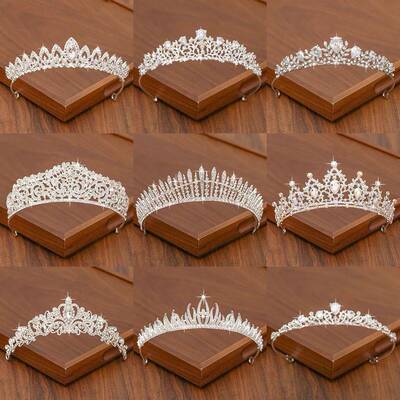 Bridal Tiara Hair Crown Wedding Hair Accessories For Women S