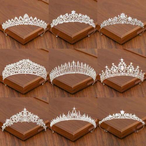 Bridal Tiara Hair Crown Wedding Hair Accessories For Women S