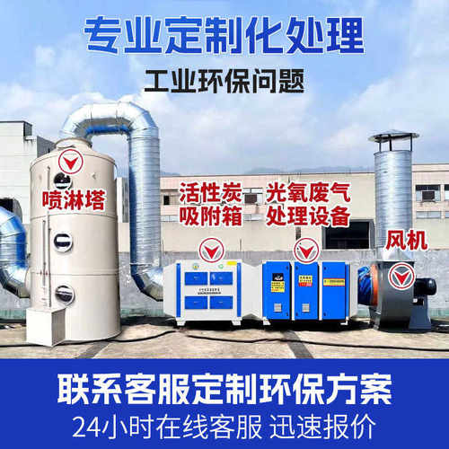 不锈钢喷淋塔废气处理设备工业洗涤塔酸雾水淋除尘除雾器pp喷淋塔