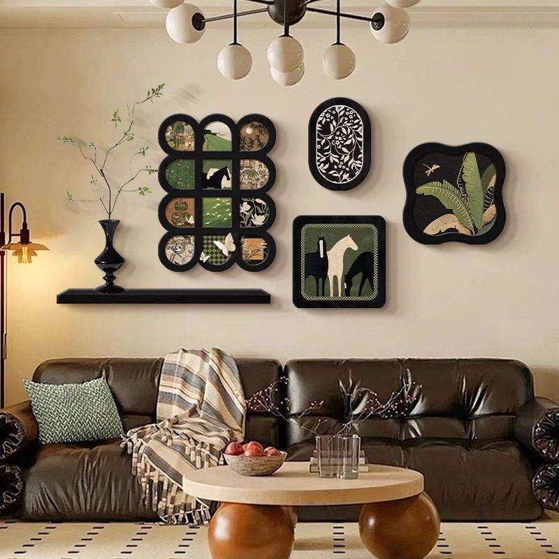 法式覆古客厅装饰画 画中古风沙发背景墙挂画 画2025新款高级感艺