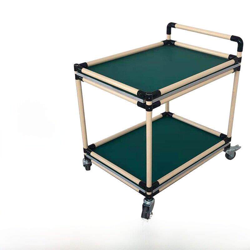 车间防静电精益管物料架手推车多功能工具车无尘车间流水线棒