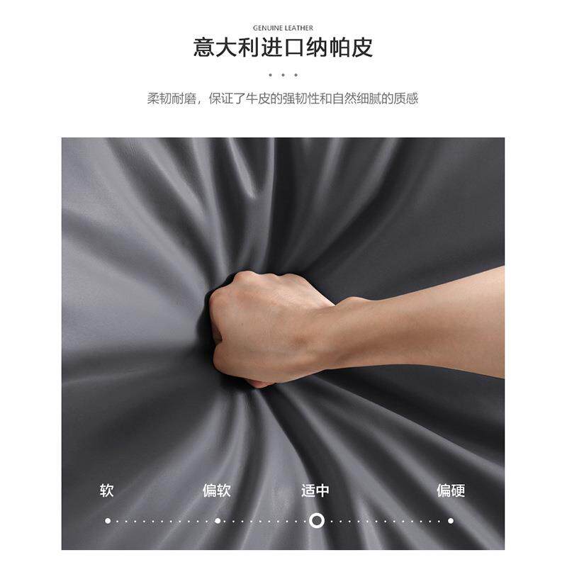 免洗科技床DFM现代简约一米五双床实2木意式布轻奢主卧床202年新