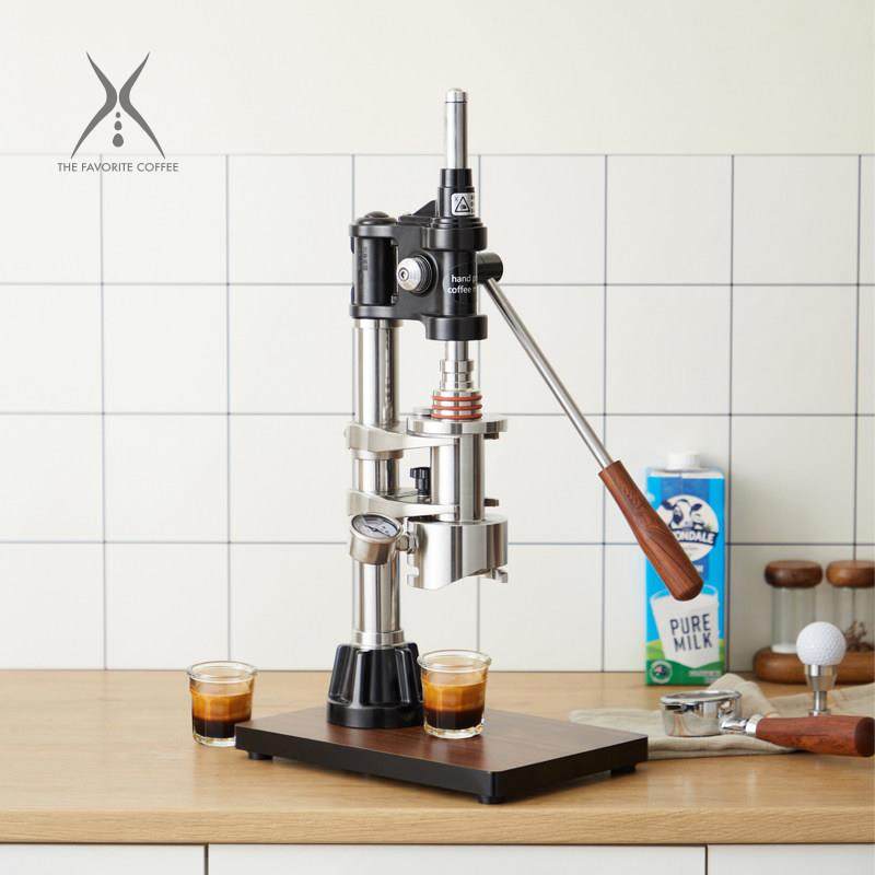 远岸手压咖啡机 手动意式浓缩 商用家用户外萃取变压拉杆式咖啡机