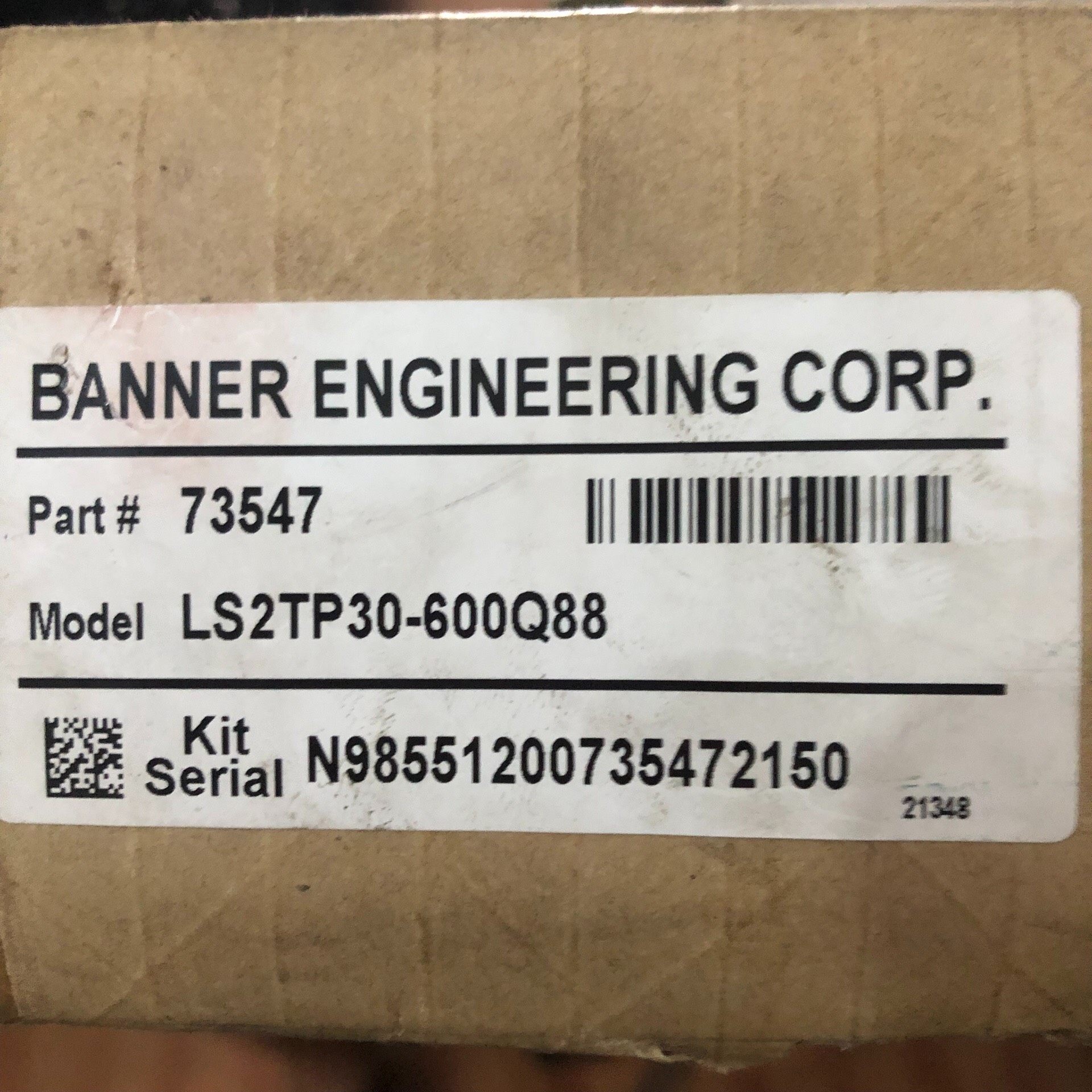 美国邦纳LS2TP30-609Q88有二套！一套全新拆封了！