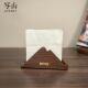 饰抽纸盒立式 纸巾盒意式 轻奢餐巾纸盒艺术感实木可定制桌面台面装
