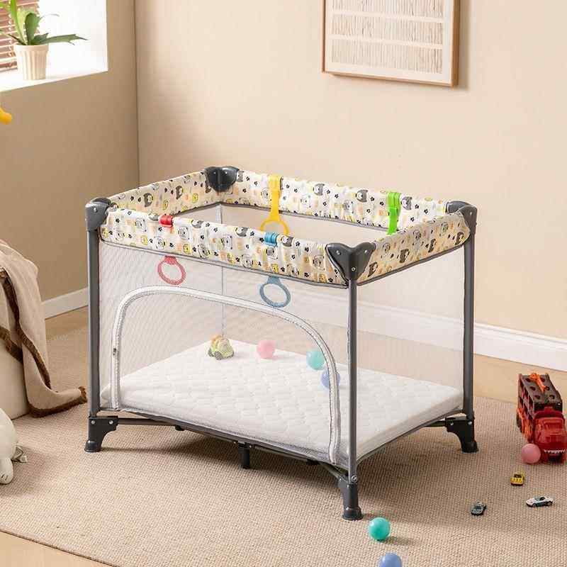 折叠婴儿床移动游戏可折叠便携式围栏多功能新生儿拼接大床宝宝,住宅家具,婴儿床,淘宝优惠券,粉丝福利购,淘宝优惠卷