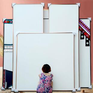 免装裱窄边油画框定制实木带画布亚麻油画布框大尺寸内框外框定做