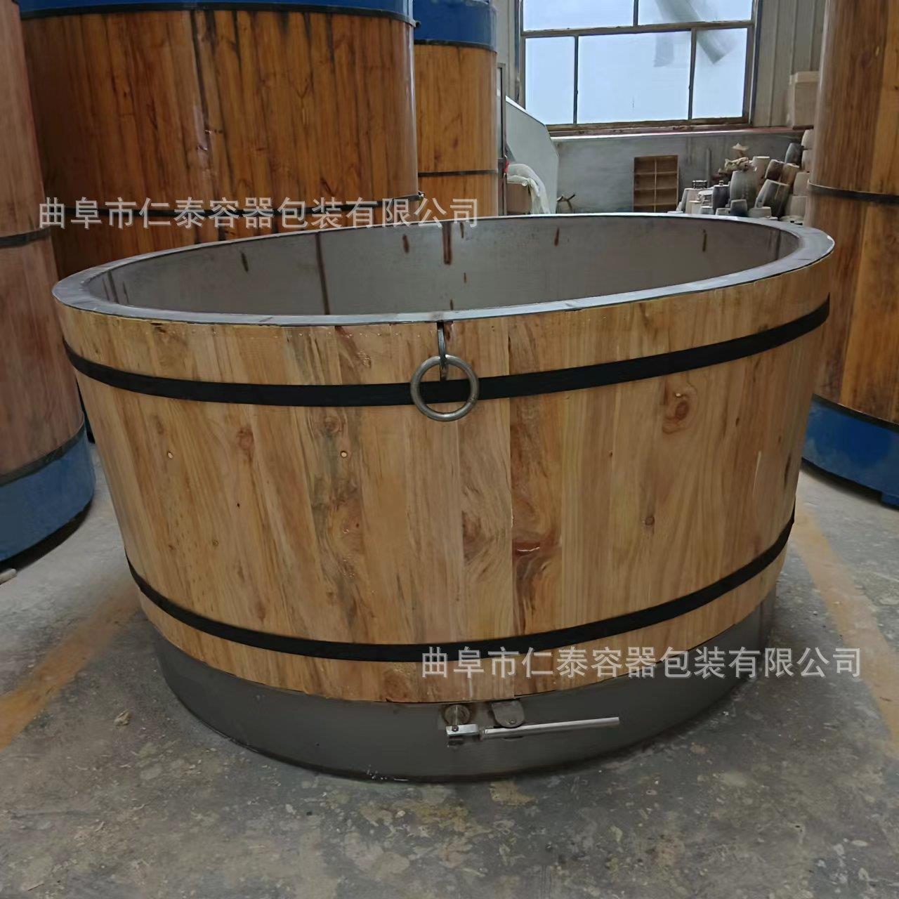 不锈钢外包木质蒸锅 出售玉米酒蒸酒锅 直径1米不锈钢蒸酒设备