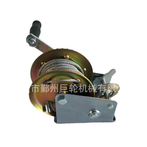 绞盘手动绞盘厂家直供1600LBS织带款拖车/游艇绞盘